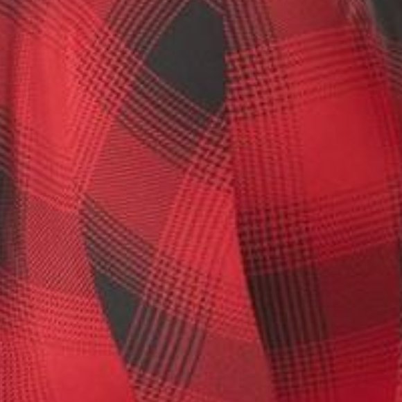 ❤NWT VINTAGE TORRID WIRELESS BRA LIGHTLY LINED - RED BLACK PLAID BACK SMOOTHING - Picture 2 of 10